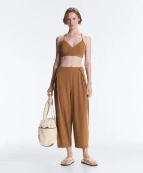 Pantaloni lungi cu talie înaltă Light Touch