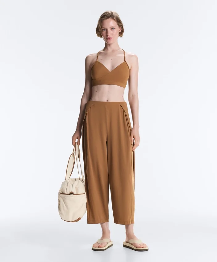 Pantaloni lungi cu talie înaltă Light Touch Pantaloni lungi cu talie înaltă Light Touch