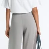 Pantaloni lungi plisați din modal Soft Touch Pantaloni lungi plisați din modal Soft Touch
