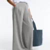 Pantaloni lungi plisați din modal Soft Touch Pantaloni lungi plisați din modal Soft Touch