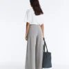 Pantaloni lungi plisați din modal Soft Touch Pantaloni lungi plisați din modal Soft Touch