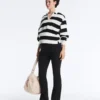 Pantaloni pentru gravide Comfortlux 80 cm, cu croi evazat Pantaloni pentru gravide Comfortlux 80 cm, cu croi evazat