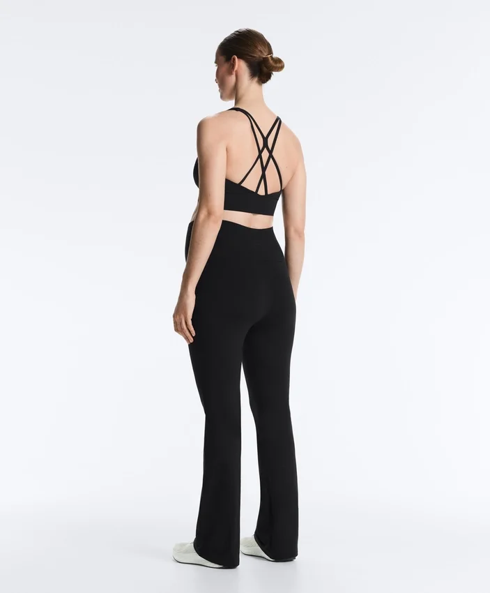 Pantaloni pentru gravide Comfortlux 80 cm, cu croi evazat Pantaloni pentru gravide Comfortlux 80 cm, cu croi evazat