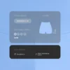 Pantaloni scurți Comfortlux cu talie înaltă de 10 cm Pantaloni scurți Comfortlux cu talie înaltă de 10 cm