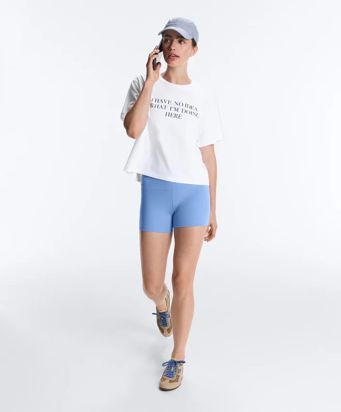 Pantaloni scurți Comfortlux cu talie înaltă de 10 cm Pantaloni scurți Comfortlux cu talie înaltă de 10 cm