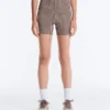Pantaloni scurți Comfortlux cu talie înaltă de 10 cm, cu imprimeu în carouri Pantaloni scurți Comfortlux cu talie înaltă de 10 cm, cu imprimeu în carouri