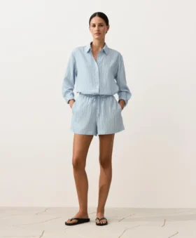 Pantaloni scurți cu dungi Pantaloni scurți cu dungi