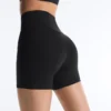 Pantaloni scurți de 10 cm cu talie înaltă și buzunar compresiv Pantaloni scurți de 10 cm cu talie înaltă și buzunar compresiv