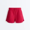Pantaloni scurți din bumbac piqué Pantaloni scurți din bumbac piqué