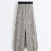 Pantaloni scurți din tricot cu dungi