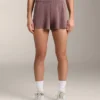 Pantaloni scurți din tricot spălat