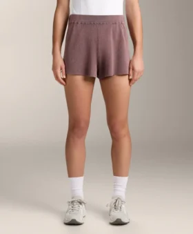 Pantaloni scurți din tricot spălat Pantaloni scurți din tricot spălat