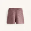 Pantaloni scurți din tricot spălat