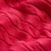 Pantaloni scurți din tricot spălat cu model împletit Pantaloni scurți din tricot spălat cu model împletit