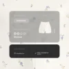 Pantaloni scurți Evermove cu talie înaltă de 10 cm și imprimeu floral Pantaloni scurți Evermove cu talie înaltă de 10 cm și imprimeu floral