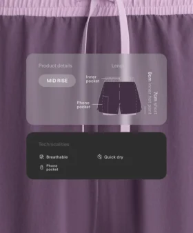Pantaloni scurți tehnici 2-în-1 Pantaloni scurți tehnici 2-în-1