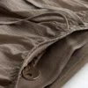 Pantaloni scurți tehnici 2-în-1 cu talie medie, în carouri