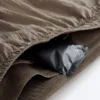 Pantaloni scurți tehnici 2-în-1 cu talie medie, în carouri