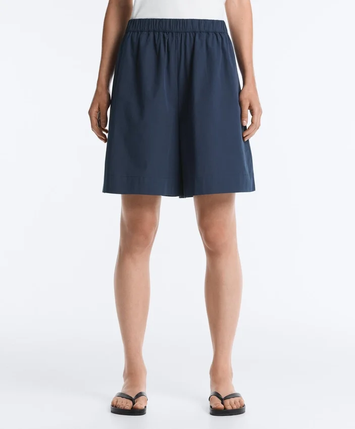 Pantaloni scurți tip bermuda din 100% bumbac Pantaloni scurți tip bermuda din 100% bumbac