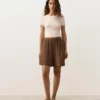 Pantaloni scurți tip bermuda din 100% bumbac Pantaloni scurți tip bermuda din 100% bumbac