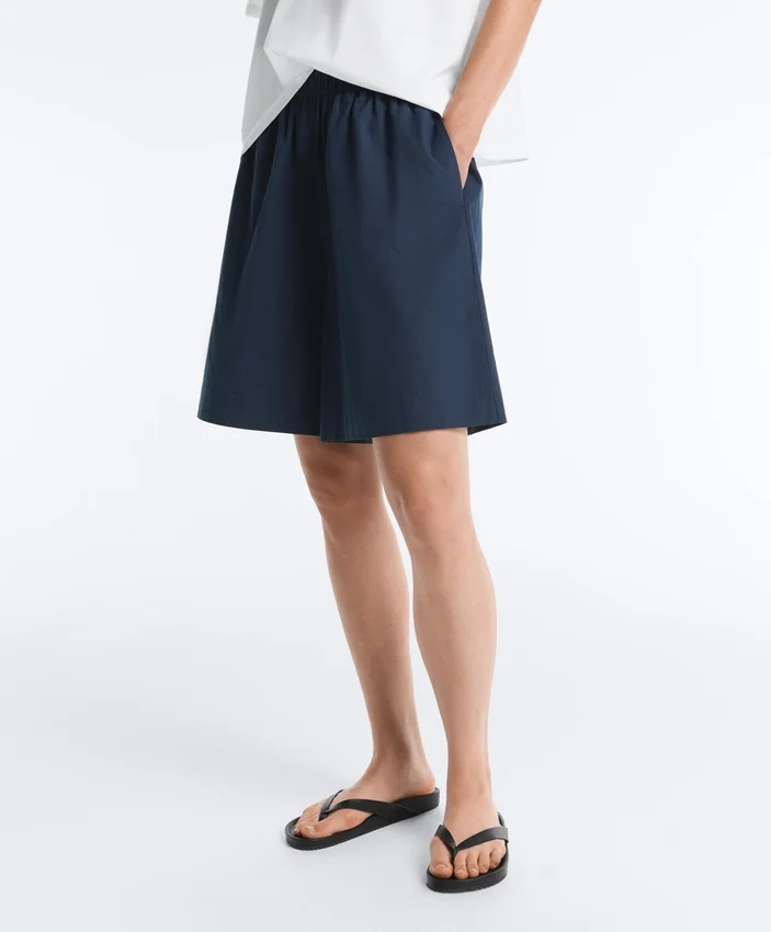 Pantaloni scurți tip bermuda din 100% bumbac Pantaloni scurți tip bermuda din 100% bumbac