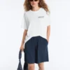 Pantaloni scurți tip bermuda din 100% bumbac Pantaloni scurți tip bermuda din 100% bumbac