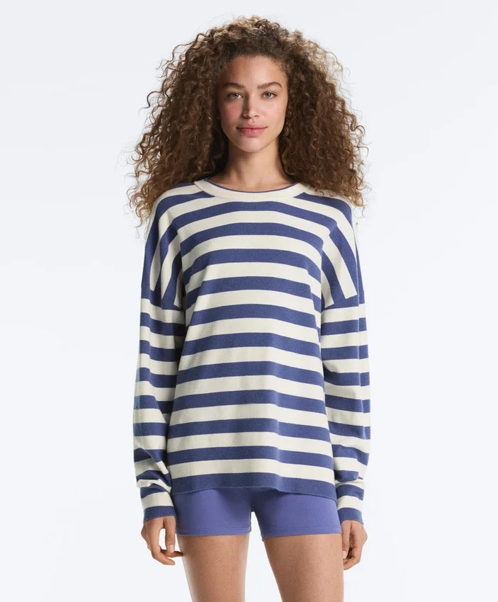 Pulover din tricot cu dungi Pulover din tricot cu dungi