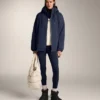 Pulover din tricot cu guler în V și mini-cabluri Pulover din tricot cu guler în V și mini-cabluri