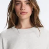 Pulover din tricot cu guler rotund Pulover din tricot cu guler rotund