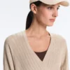 Pulover din tricot cu nervuri încrucișate Pulover din tricot cu nervuri încrucișate