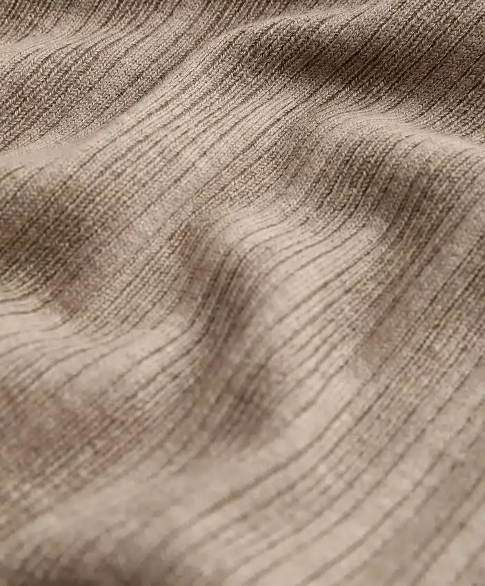 Pulover din tricot fin cu nervuri Pulover din tricot fin cu nervuri