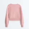 Pulover din tricot răsucit Pulover din tricot răsucit