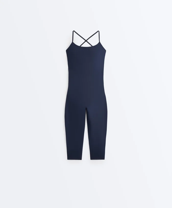 Salopeta Comfortlux Capri cu spate încrucișat Salopeta Comfortlux Capri cu spate încrucișat