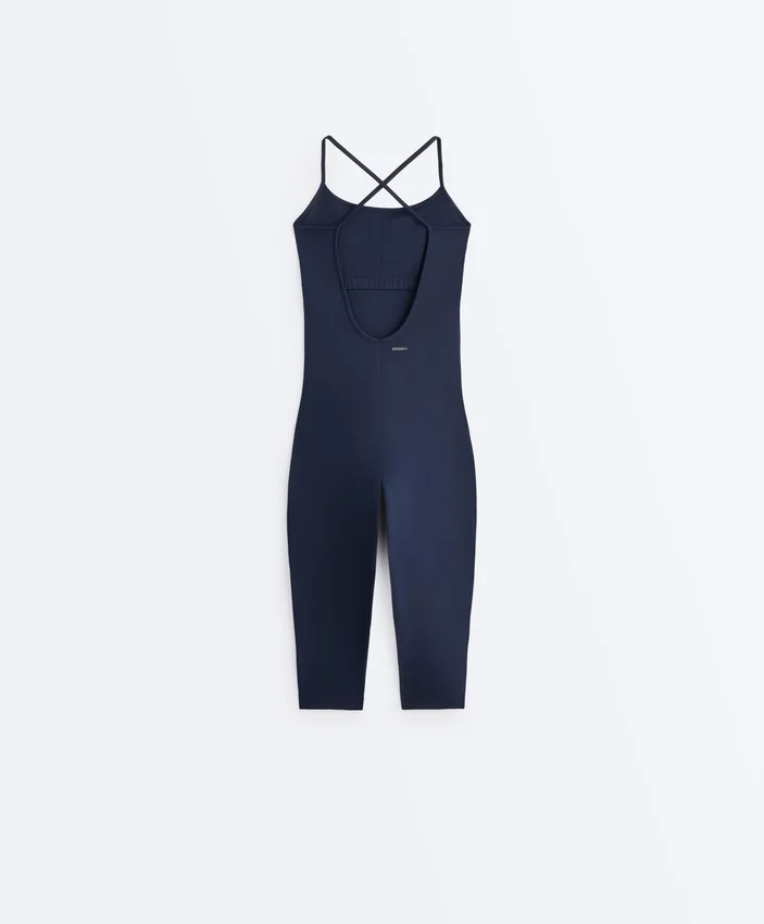 Salopeta Comfortlux Capri cu spate încrucișat Salopeta Comfortlux Capri cu spate încrucișat
