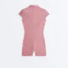 Salopeta de pantaloni scurți Comfortlux cu dungi Salopeta de pantaloni scurți Comfortlux cu dungi