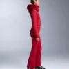 Salopeta de schi elastică, ajustată, rezistentă la apă Salopeta de schi elastică, ajustată, rezistentă la apă