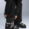 Salopeta de schi elastică, ajustată, rezistentă la apă Salopeta de schi elastică, ajustată, rezistentă la apă