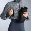 Salopeta Minardi Piume Ski rezistentă la apă, căptușită cu 80% puf și 20% pene Salopeta Minardi Piume Ski rezistentă la apă, căptușită cu 80% puf și 20% pene