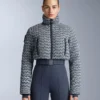 Salopeta Minardi Piume Ski rezistentă la apă, căptușită cu 80% puf și 20% pene Salopeta Minardi Piume Ski rezistentă la apă, căptușită cu 80% puf și 20% pene