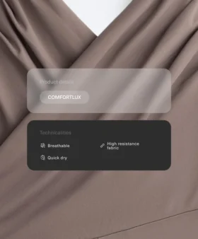 Salopeta scurtă Comfortlux cu bretele încrucișate Salopeta scurtă Comfortlux cu bretele încrucișate