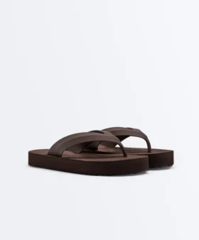 Sandale de plajă cu platformă texturată Sandale de plajă cu platformă texturată