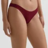 Slipuri braziliene cu decupaj în U din țesătură jacquard cu mini-carouri Slipuri braziliene cu decupaj în U din țesătură jacquard cu mini-carouri