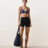 Sutien de bikini triunghiular în carouri Sutien de bikini triunghiular în carouri