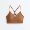 Sutien sport Comfortlux cu susținere medie și împletitură Sutien sport Comfortlux cu susținere medie și împletitură