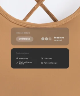 Sutiene sport Evermove cu susținere medie Sutiene sport Evermove cu susținere medie