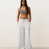 Top de bikini cu bretele, texturat, în dungi Top de bikini cu bretele, texturat, în dungi