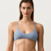 Top de bikini cu dungi Top de bikini cu dungi
