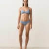 Top de bikini cu dungi Top de bikini cu dungi