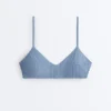Top de bikini cu dungi Top de bikini cu dungi
