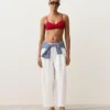 Top de bikini cu textură tip waffle Top de bikini cu textură tip waffle